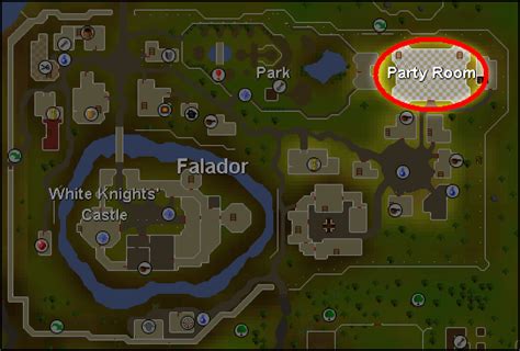 Tips for the falador party room .